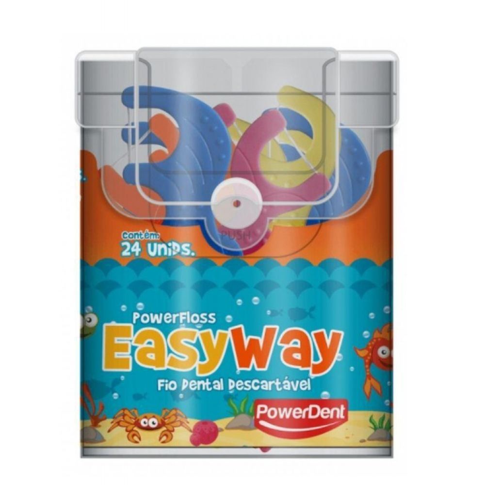Fio Dental Inf PowerFloss Easy Way - PowerDent | Dental Passaro