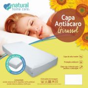 Capa Antiácaro Girassol Solteiro – Natural Home Care